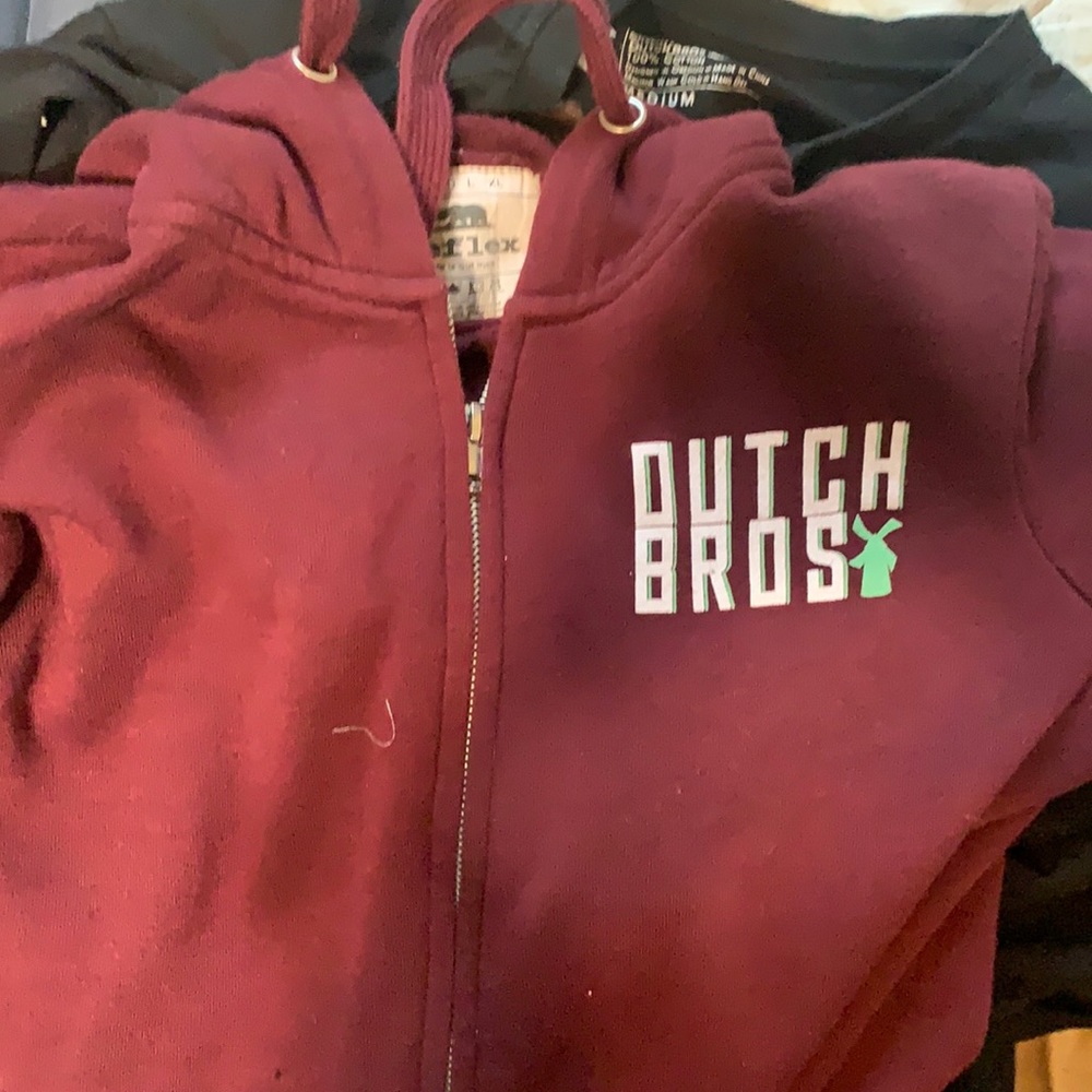Dutch Bros Maroon Jacket